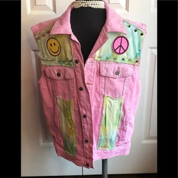 RP4LF Rag- Peace Love Vest - Picture 1 of 7